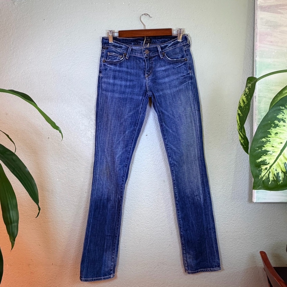 Citizens of Humanity Y2K Vintage Dark Wash Low Rise Straight Boho Ava Jean 26